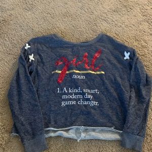 Crop Top Sweatshirt